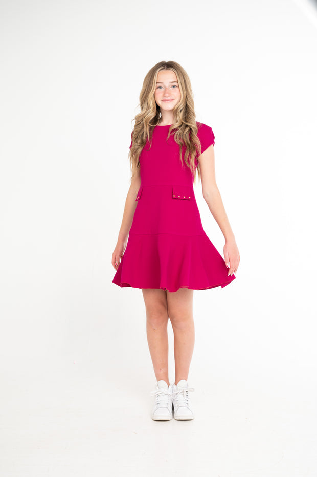 Mallory I Raspberry I Final Sale – Zoë Ltd