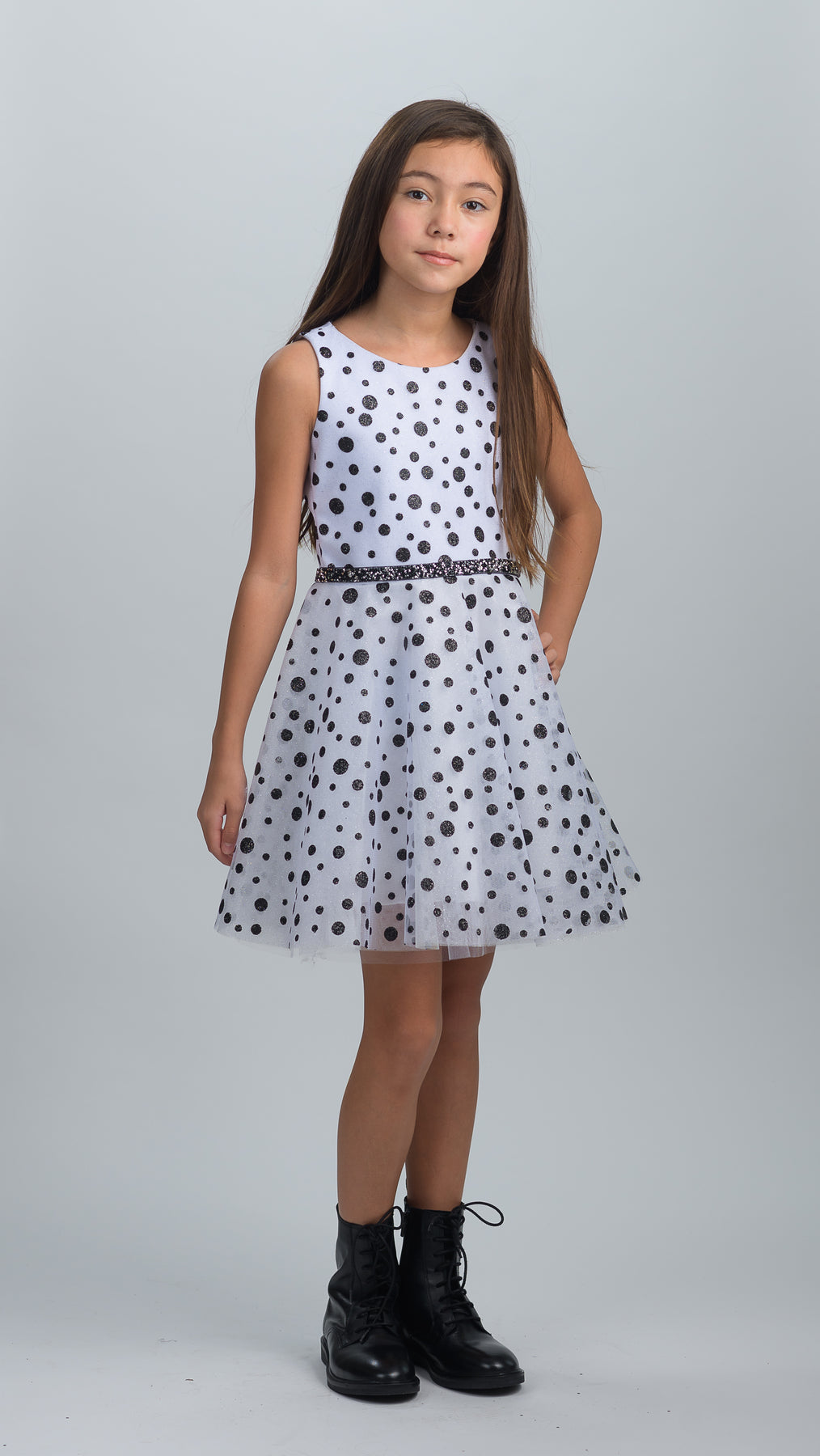 Polka Dot | Black I No Belt I Final Sale  Zo Ltd