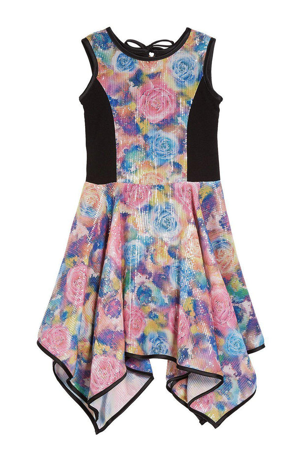 Poppy Sequin Floral-DRESS-Zoë Ltd-sizes 7 to 16- Spring 2020